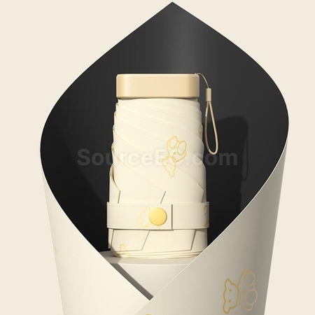 Customization Card Mini Portable Flat Eye Umbrella Corporate Gifts