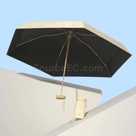 Customization Card Mini Portable Flat Eye Umbrella Corporate Gifts
