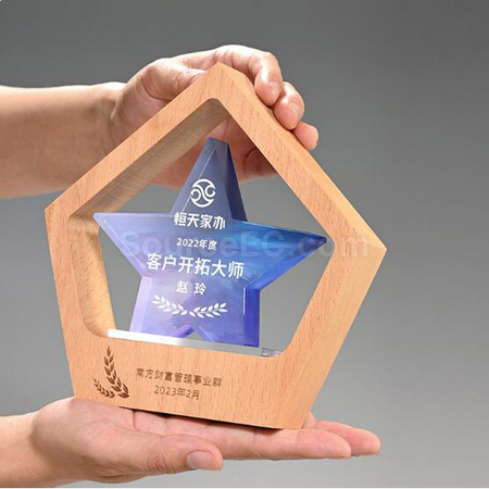 Customization Wood Crystal Corporate Gifts