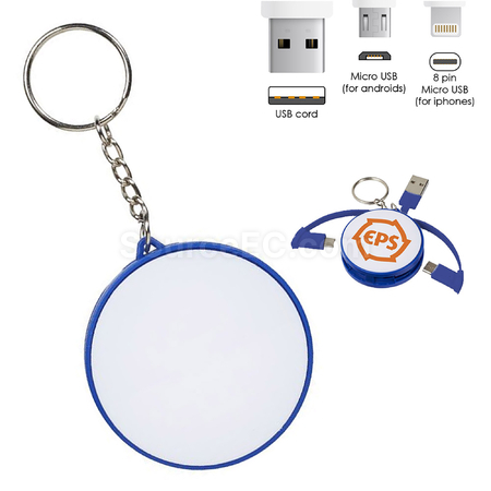 Customization Charging Cable Key Ring Corporate Gifts