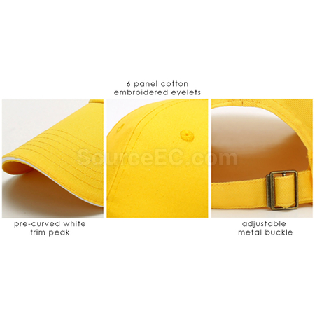 Customization Chicago 6 Panel Kid Cotton Sandwich Cap Corporate Gifts