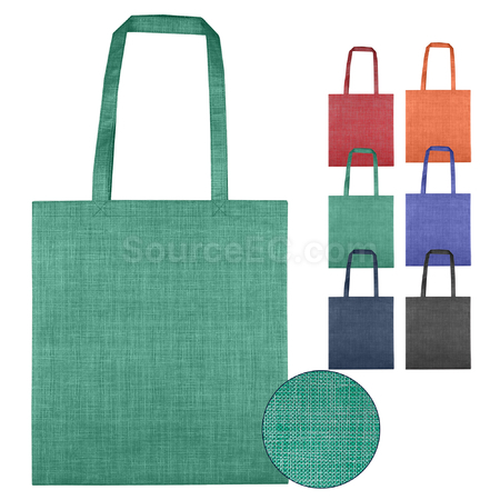 Customization Silver Line Patterned Non Woven Bag Corporate Gifts