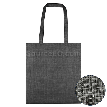 Customization Silver Line Patterned Non Woven Bag Corporate Gifts