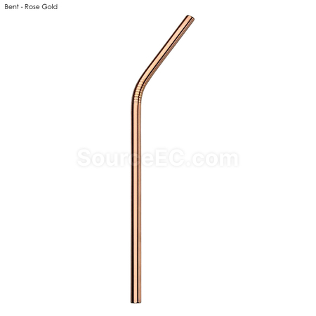 Customization Stainless Steel Straw 8MM x 215MM Corporate Gifts