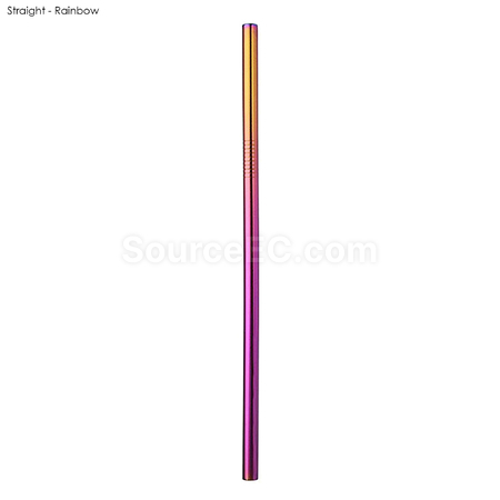 Customization Stainless Steel Straw 8MM x 215MM Corporate Gifts