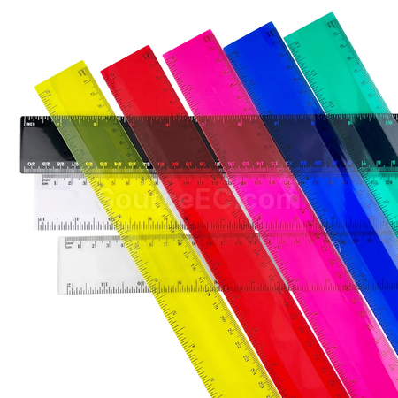 Customization Plastic Ruler 30cm Corporate Gifts