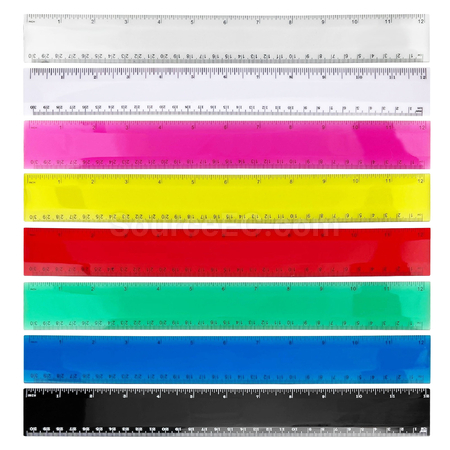 Customization Plastic Ruler 30cm Corporate Gifts