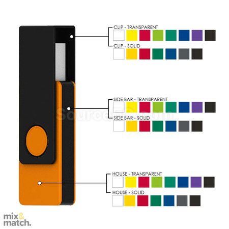 Customization USB with Plastic Clip 16GB Corporate Gifts