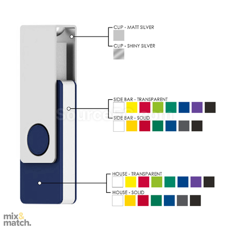 Customization USB with Metal Clip 16GB Corporate Gifts