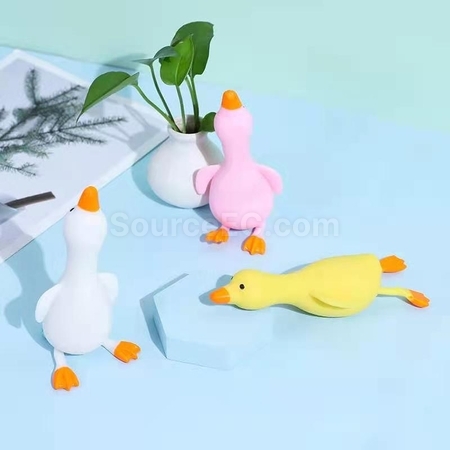 Customization Big White Goose Stress Relief Toy Corporate Gifts