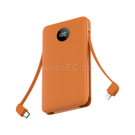 Customization Power Bank With Charging Cable Corporate Gifts