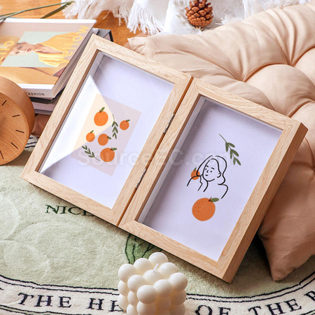 Customization Solid Wood Folding Photo Frame Corporate Gifts