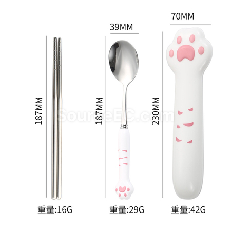 Customization Creative Cat Claw Stainless Steel Tableware Corporate Gifts
