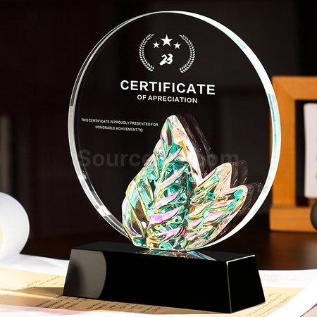 Customization Gradient Crystal Trophy Corporate Gifts