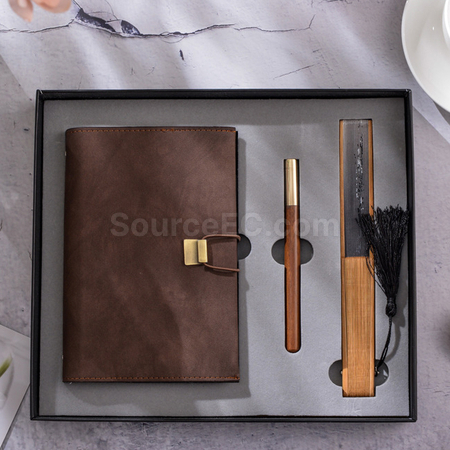 Customization Laptop+Pen+Advertising Fan Set Corporate Gifts