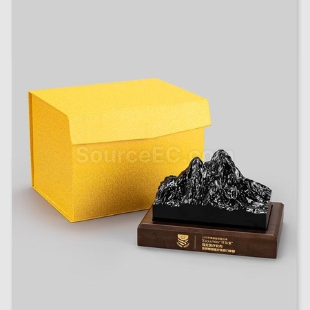Customization Customized Iceberg Solid Wood Crystal Trophy Corporate Gifts