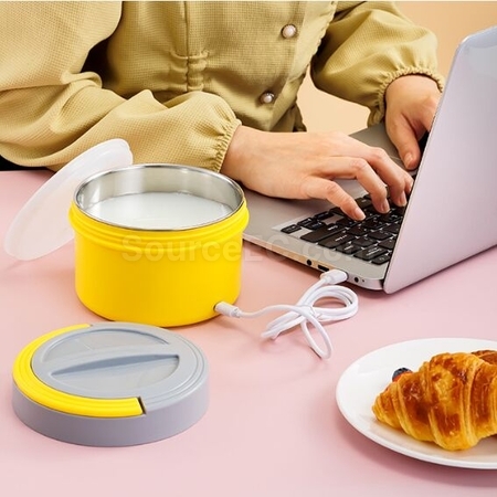 Customization USB Heated And Insulated Lunch Box Corporate Gifts