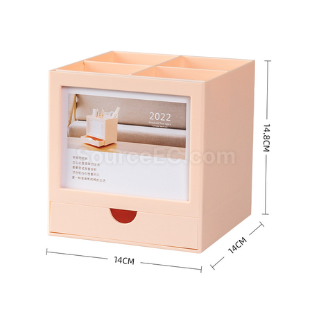 Customization Rotatable Pen Holder Storage Box Corporate Gifts