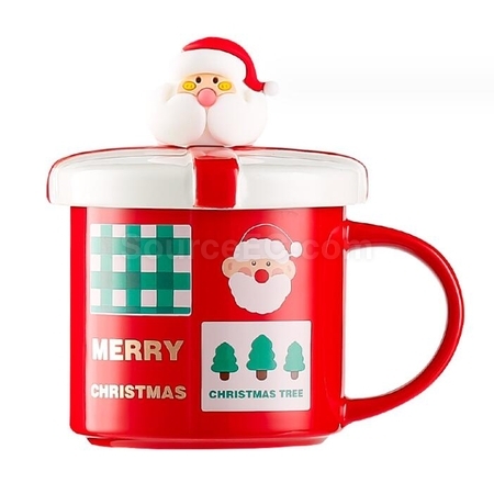 Customization Christmas Cup Ceramic Cup Corporate Gifts