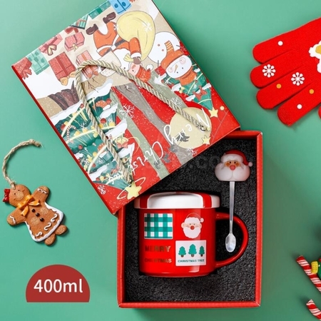 Customization Christmas Cup Ceramic Cup Corporate Gifts