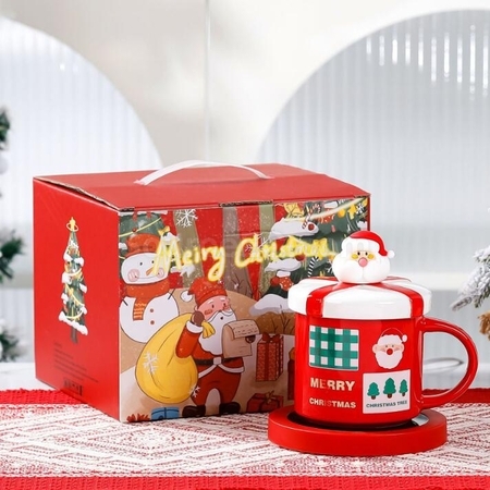 Customization Christmas Cup Ceramic Cup Corporate Gifts