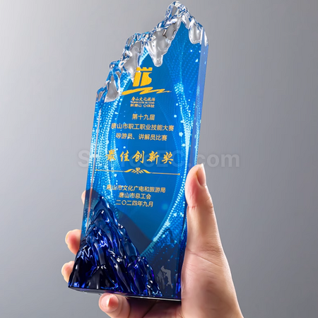 Customization Creative Mountain Crystal Trophy Corporate Gifts