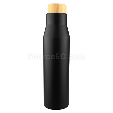 Customization 20OZ Double-layer Vacuum Inner 304 Stainless Steel Bamboo Lid Thermos Cup Corporate Gifts