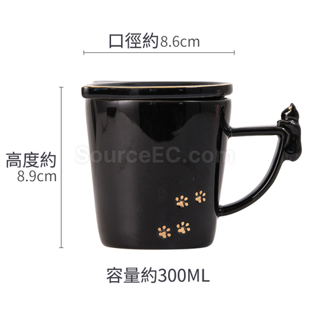 Customization Kitty Mug with Lid Corporate Gifts