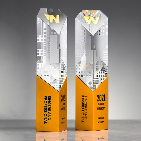 Customization Metal Crystal Trophy Corporate Gifts