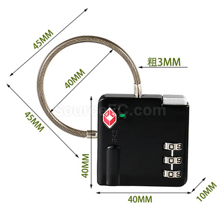 Customization TSA Luggage Lock Corporate Gifts