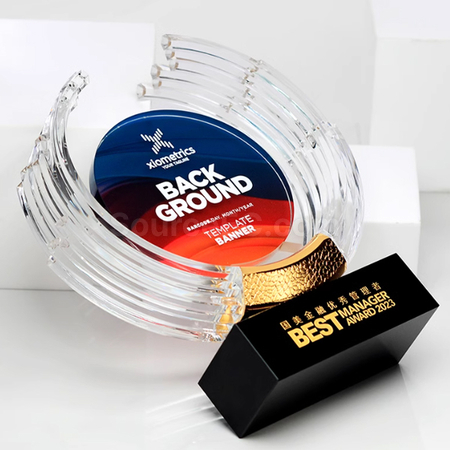 Customization Acrylic Crystal Trophy Corporate Gifts