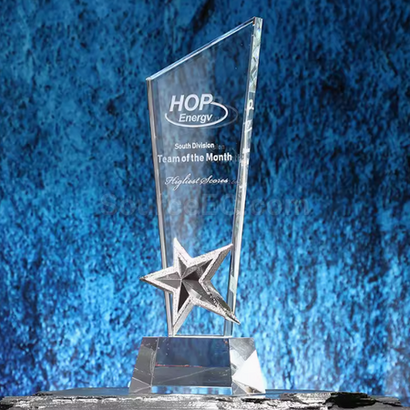 Customization Star Crystal Trophy Corporate Gifts