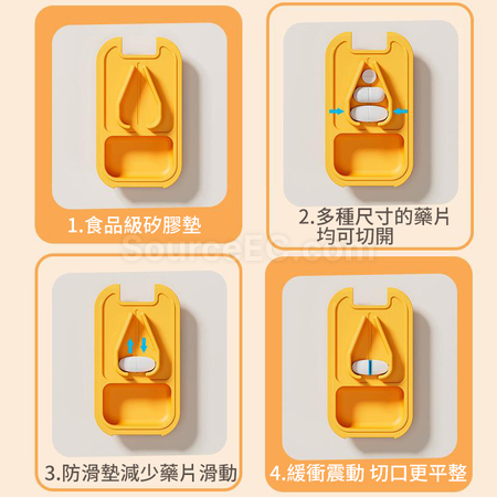 Customization Pill Box with Pill Cutter Corporate Gifts