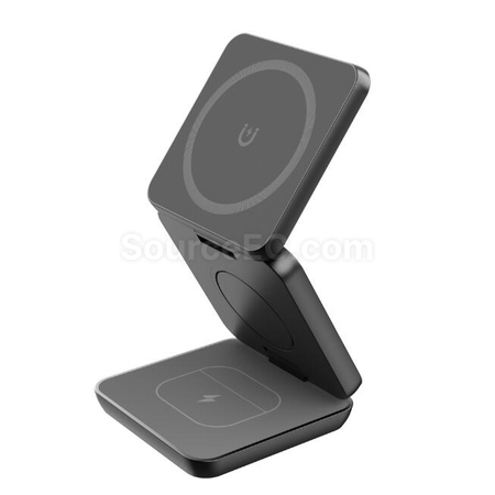 Customization Foldable Wireless Magnetic Three-In-One Charger Corporate Gifts