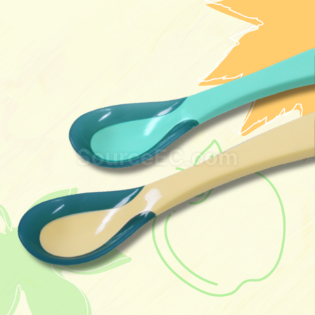Customization Color Changing Baby Spoon Corporate Gifts