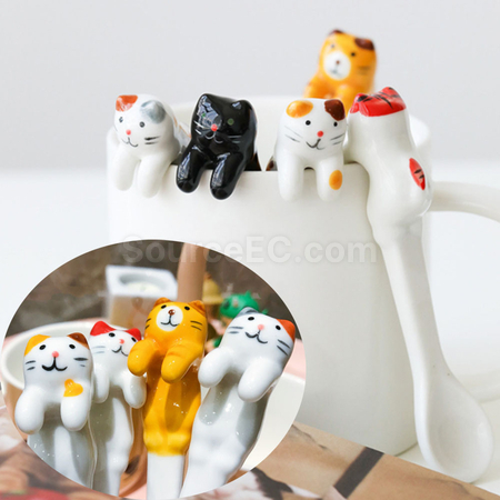 Customization Cute Cat Coffee Spoon Corporate Gifts