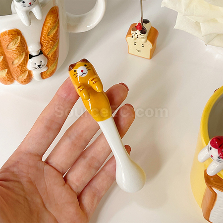 Customization Cute Cat Coffee Spoon Corporate Gifts
