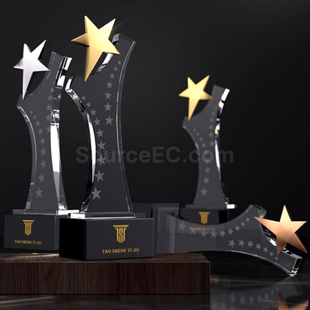 Customization Metal Crystal Trophy Corporate Gifts