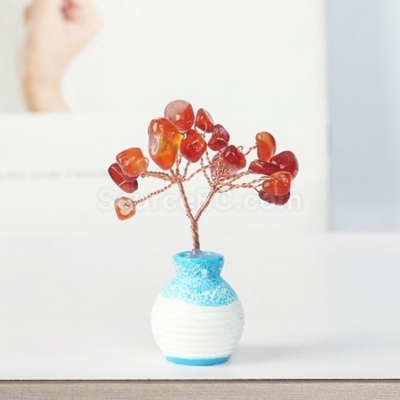 Customization Mini European Vase Pastoral Resin Crystal Decoration Corporate Gifts