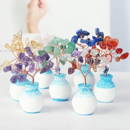 Customization Mini European Vase Pastoral Resin Crystal Decoration Corporate Gifts