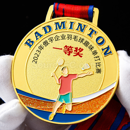 Customization Badminton Metal Medal Corporate Gifts