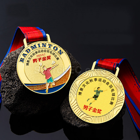 Customization Badminton Metal Medal Corporate Gifts