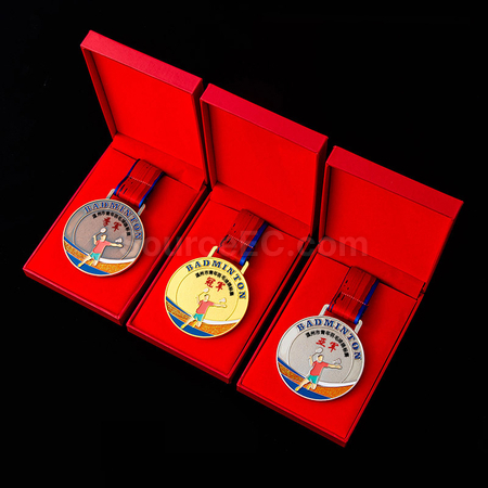Customization Badminton Metal Medal Corporate Gifts