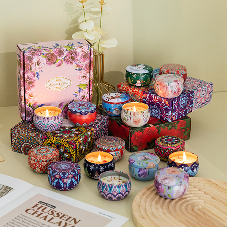 Customization Romantic Scented Candle Gift Box Set Corporate Gifts