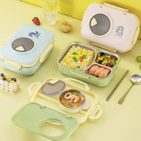 Customization Stainless Steel Multi-layer Insulated Lunch Box Corporate Gifts