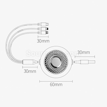 Customization Three In One Data Cable Corporate Gifts