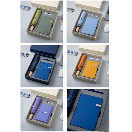 Customization Umbrella+Pen+Notebook Set Corporate Gifts