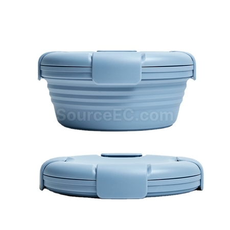 Customization Environmentally Friendly Silicone Folding Lunch Box Corporate Gifts