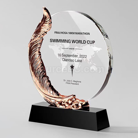 Customization Metal Crystal Trophy Corporate Gifts