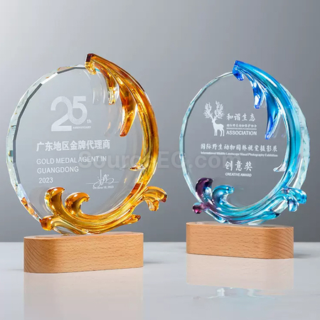 Customization Colored Glaze Trophy Corporate Gifts